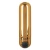 Золотистая вибропуля в чехле для хранения Rechargeable Hideaway Bullet - 7,5 см.