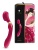 Двухсторонний вибратор Shunga ZOA малиновый - 26,5 см