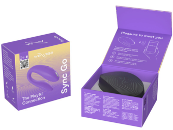 Вибратор для пар We-Vibe Sync Go фиолетовый