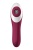 Двухсторонний вакуумный вибростимулятор Satisfyer Dual Crush бордовый