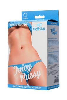 Прозрачный реалистичный мастурбатор ToyFa Juicy Pussy Hot Crystal