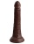 Коричневый фаллоимитатор 7  Silicone Dual Density Cock - 21 см.