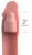Телесная насадка-удлинитель 2 Inch Silicone X-tension with Strap - 20,3 см.