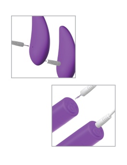 Вибропуля с пультом Rechargeable Remote Control Bullet фиолетовые