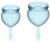 Набор голубых менструальных чаш Feel good Menstrual Cup