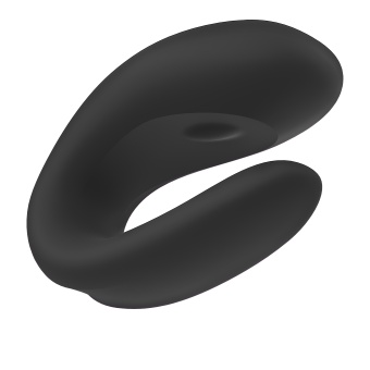 Вибратор для пар с управлением от приложения Satisfyer Double Joy черный