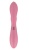 Розовый вибратор-кролик Indeep Juna - 21,5 см.