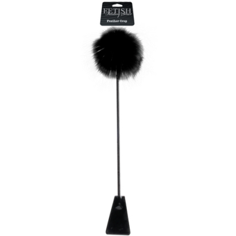 Стек Pipedream Feather Crop с пуховкой на конце чёрный