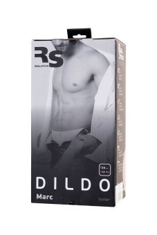 Фаллоимитатор с мошонкой на присоске RealStick Elite Dildo телесный - 24 см