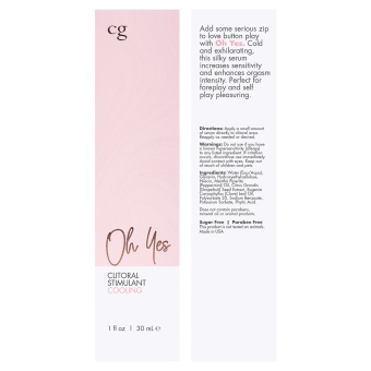 Охлаждающий клиторальный гель CG Oh Yes 30 мл