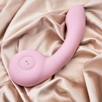 Вибратор с нагревом Youvic Bendable Heating G-Spot розовый