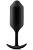 Утяжеленная средняя анальная пробка для ношения b-Vibe Snug Plug 3 черная