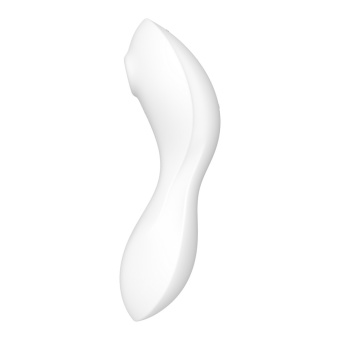Вибратор с вакуумной стимуляцией Satisfyer Curvy Trinity 5+ и управлением от приложения белый