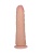Телесный фаллоимитатор на присоске HUMAN FORM - 22,8 см.