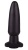 Чёрная анальная пробка с гладкой поверхностью - 18 см. Чёрная анальная пробка с гладкой поверхностью - 18 см.