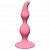 Розовая анальная пробка Curved Anal Plug Pink - 12,5 см.