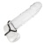 Черное эрекционное кольцо с бусинами Steel Beaded Dual Silicone Maximizer