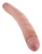 Фаллоимитатор двухсторонний гибкий King Cock Slim Double Dildo телесный - 31 см