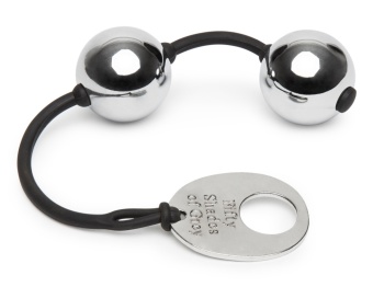 Тяжелые металлические вагинальные шарики Silver Metal Ben Wa Balls