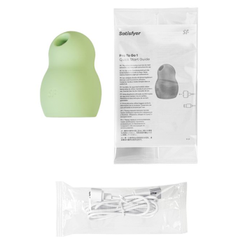 Вакуумный вибростимулятор Satisfyer Pro To Go 1 мятный