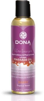 Массажное масло с феромонами Dona Scented Oil Sassy Aroma Tropical Tease - 110 мл