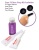 Анальная цепочка со смещенным центром тяжести Deluxe Vibro Balls чёрная