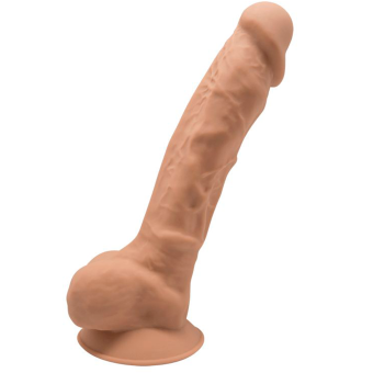 Фаллоимитатор на присоске с мошонкой SileXD Model 1 смуглый 18 см