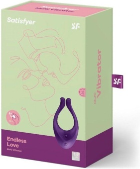 Фиолетовый многофункциональный вибратор Satisfyer Endless Love