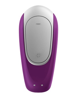 Парный вибратор Satisfyer Double Fun с управлением от приложения или пульта фиолетовый