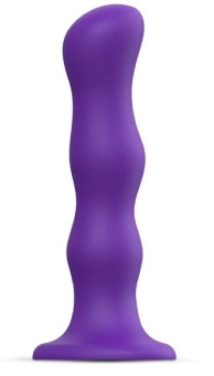 Фаллоимитатор с шариками Strap-On-Me Dildo Geisha Ball размер M фиолетовый