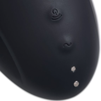 Вакуумный стимулятор с вибрацией Satisfyer Vulva Lover 3 чёрный