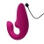 Вибратор для зоны G c бесконтактной стимуляцией клитора Womanizer Blend малиновый