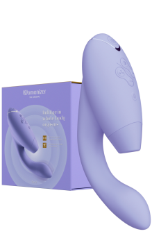 Вибратор с бесконтактной стимуляцией клитора Womanizer DUO 2 сиреневый