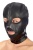 Маска-шлем Fetish Tentation из искусственной кожи с вырезами