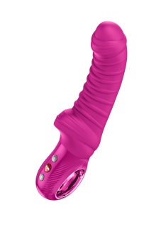 Вибратор Fun Factory Tiger лиловый с ребрышками - 22,5 см