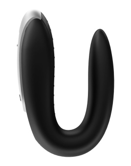 Парный вибратор Satisfyer Double Fun с управлением от приложения или пульта черный