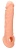 Телесная насадка с кольцом Penis Extender with Rings - 21 см.