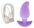 Сиреневая анальная пробка с вибрацией Cuties Vibrating Mini Butt Plug - 8 см. Сиреневая анальная пробка с вибрацией Cuties Vibrating Mini Butt Plug - 8 см.