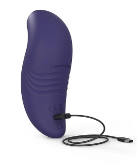 Темно-синий вакуум-волновой стимулятор Believer