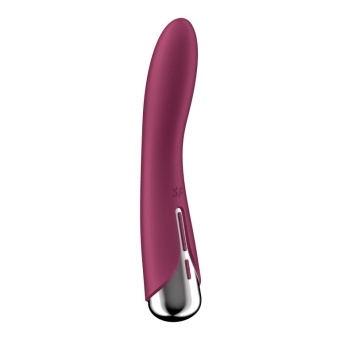 Вибратор с ротацией Satisfyer Spinning Vibe 1 малиновый