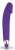 Фиолетовый вибратор Rechargeable IJOY Silicone Dildo - 16,5 см.