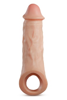 Телесная насадка-удлинитель Intrepid 9.25 Inch Realistic Penis Extender Sleeve - 23,5 см.