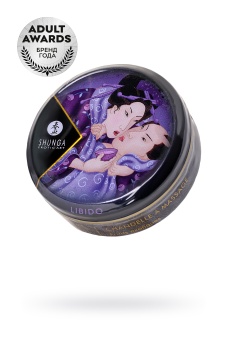 Массажное аромамасло в виде свечи Shunga Exotic Fruits Экзотические фрукты 30 мл