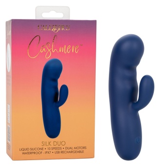 Вибратор с клиторальным кончиком Cashmere Silk Duo