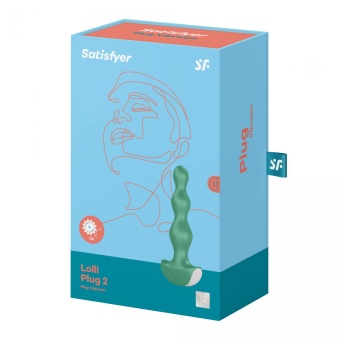 Анальный вибростимулятор Satisfyer Lolli Plug 2 зелёный