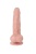 Силиконовый реалистичный фаллоимитатор с изгибом Real Basic Toy - 17,5 см