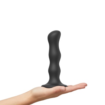 Фаллоимитатор с шариками Strap-On-Me Dildo Geisha Ball размер M 15,3 см черный