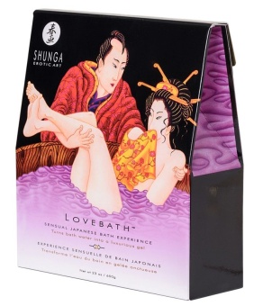 Гель для необычного принятия ванны Shunga LoveBath Чувственный лотос 650 гр