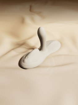 Вибрирующая подушка с функцией нагрева Zalo Flora белая