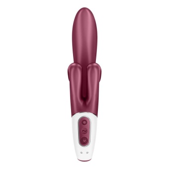 Вибратор с двойным клиторальным стимулятором Satisfyer Touch Me красный